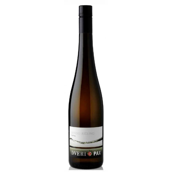 Dveri-Pax Riesling, Renski Rizling aus Slowenien vom Weingut Dveri-Pax. Fruchtbetont, charaktervoll - ein prächtiger Weißwein. 